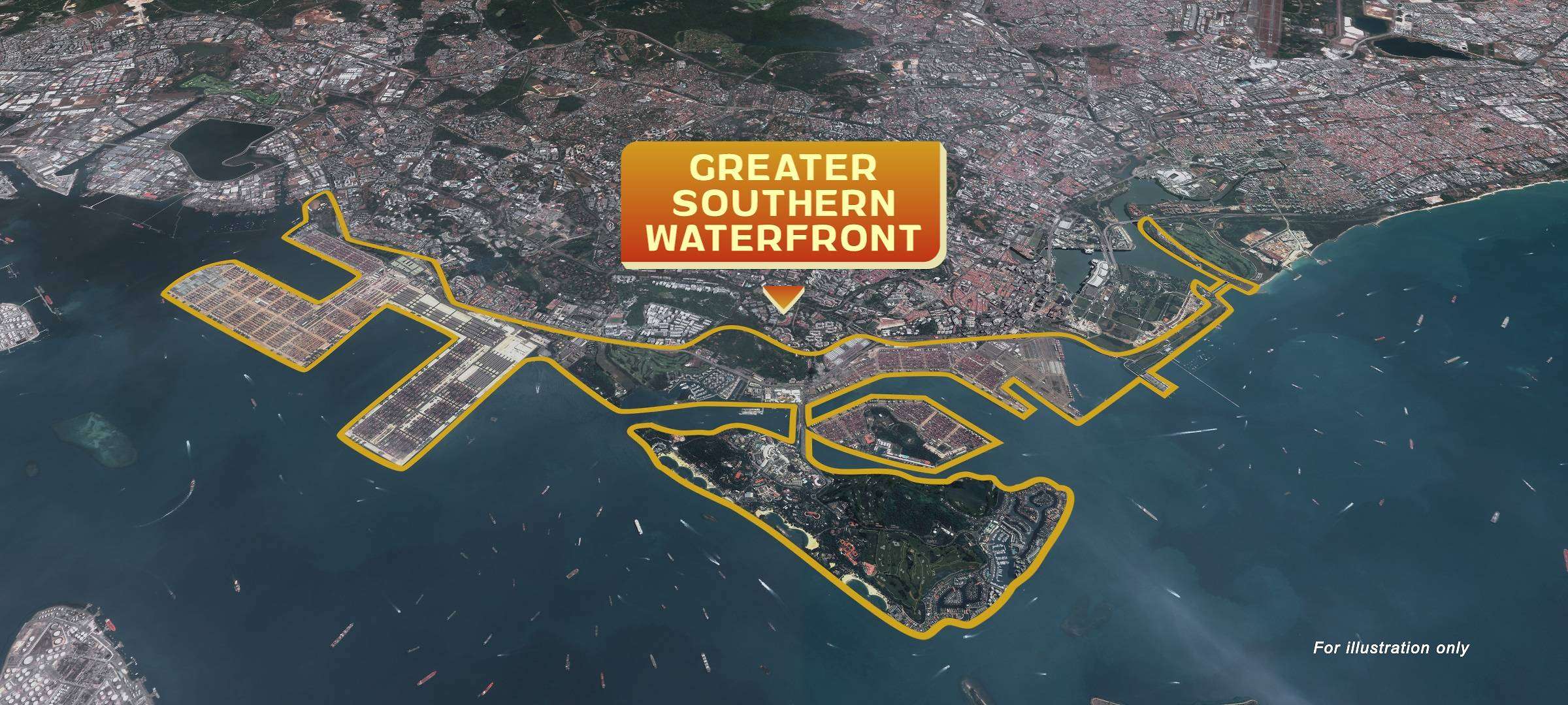 New attractions, housing and office spaces to be developed in Greater Southern Waterfront